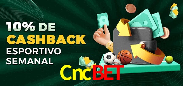 10% de bônus de cashback na Cncbet